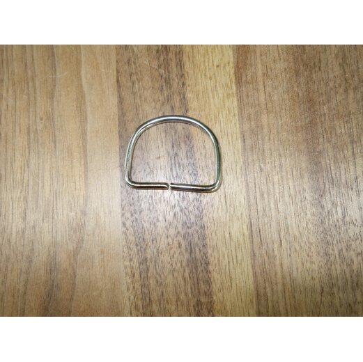 D Ring Metall, für 40mm Gurtband
