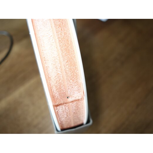 elastisches Einfassband, Apricot, 20mm