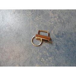 Schlüsselbandrohlinge, Metall, 3cm plus Schlüsselring