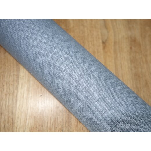 Wachstuch Linen Coated, Au Maison, Basic-Denim Blue