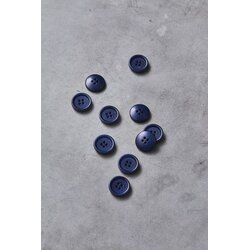 Frame Corozo Button, 11mm, Blueberry