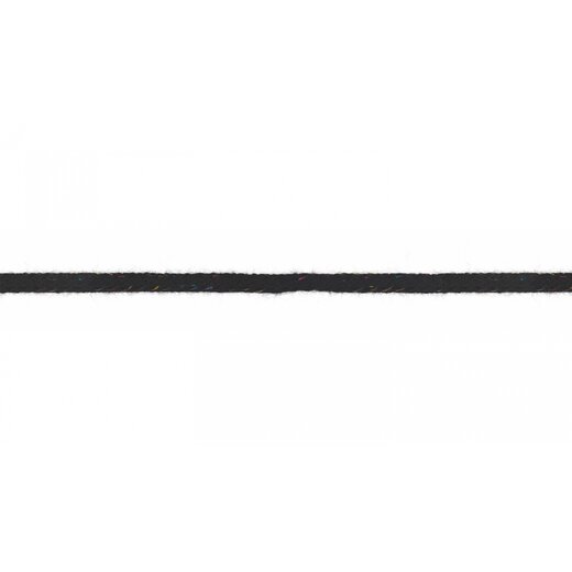 Baumwollkordel Dunkelblau mit Glitzer, 5mm