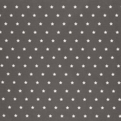 Wachstuch Acrylbeschichtet (matt), Meluna mit Sternen, Grau