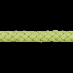 Baumwollkordel, 8 mm, Mittelgr&uuml;n