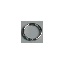 Eisenringe, 16x20mm, Silber