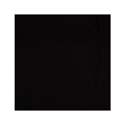 Melange Rippstrick, Schwarz, Rest 1.3m