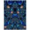 Jersey Panel, Muster Blau, ca 200cm x150 cm