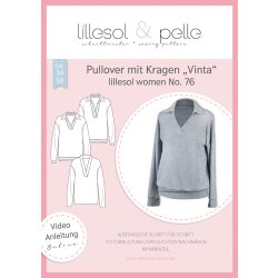 Lillesol&Pelle Pullover mit Kragen Vinta No. 76