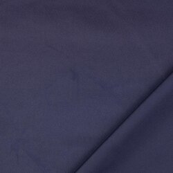 Satinierte Baumwolle mit Elasthan, Blau
