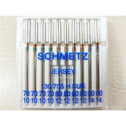 Schmetz N&auml;hmaschinennadeln Jersey Nr. 70,80,90 10 Stk.