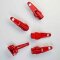 Schieber zu Spiralreissverschluss 6mm, Rot