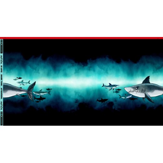 Sweat Panel, Shark Tank by Thorsten Berger, ca. 83 cm x 150 cm