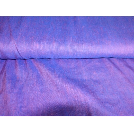 Italienisches Leinen mit Seide "cross-dye, Blau/Pink