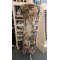 Jerseykleid wilde Tiere, Altrosa/Beige/Grau
