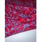 Interlock-Jacquard, Floral, Rot/Blau