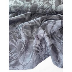 Lyocell/Viskose Jacquard, Schwarz/Grau