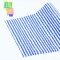 Jelly Vinyl, Muster Wonky Stripes Blau, 30x135 cm
