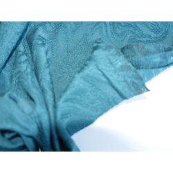 Viskosejersey Jacquard Ton in Ton, Petrol