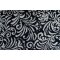 Merino Doubleface Fransen beidseitig, Blau/Weiss