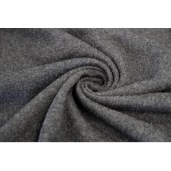 Merino- Wolle mit Kaschmirtouch, Dunkelgrau mel.