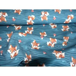 Jersey Wild Fox by Mrs Mint Design, Gr&uuml;n
