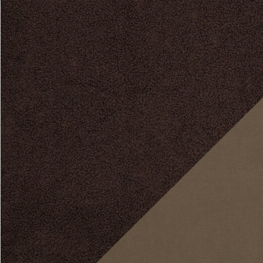 Teddystoff Fleece Paddy, Hellbrau/Braun