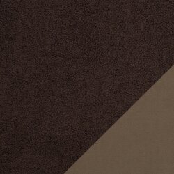 Teddystoff Fleece Paddy, Hellbrau/Braun