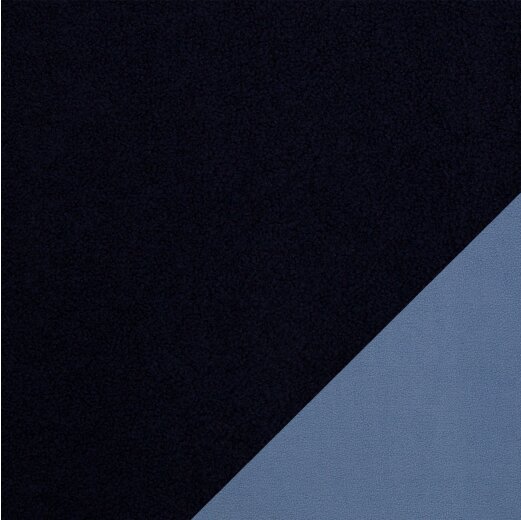 Teddystoff Fleece Paddy, Hellblau/Blau
