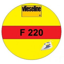 Vlieseline F220, zum bügeln, Weiss