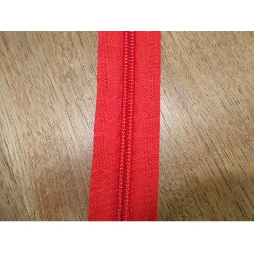 Spiralreissverschluss, Rot, 5mm