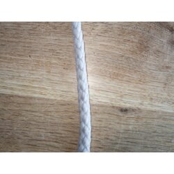 Baumwollkordel, 10mm, Grau