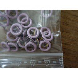 Jersey Druckknöpfe mit Rosa Ring, 10.5 mm