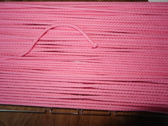 Baumwollkordel Pink, 3mm